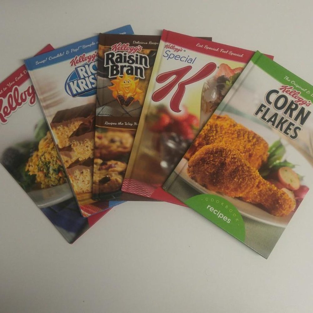 NEW*Kellogg's Cookbook Recipes Set